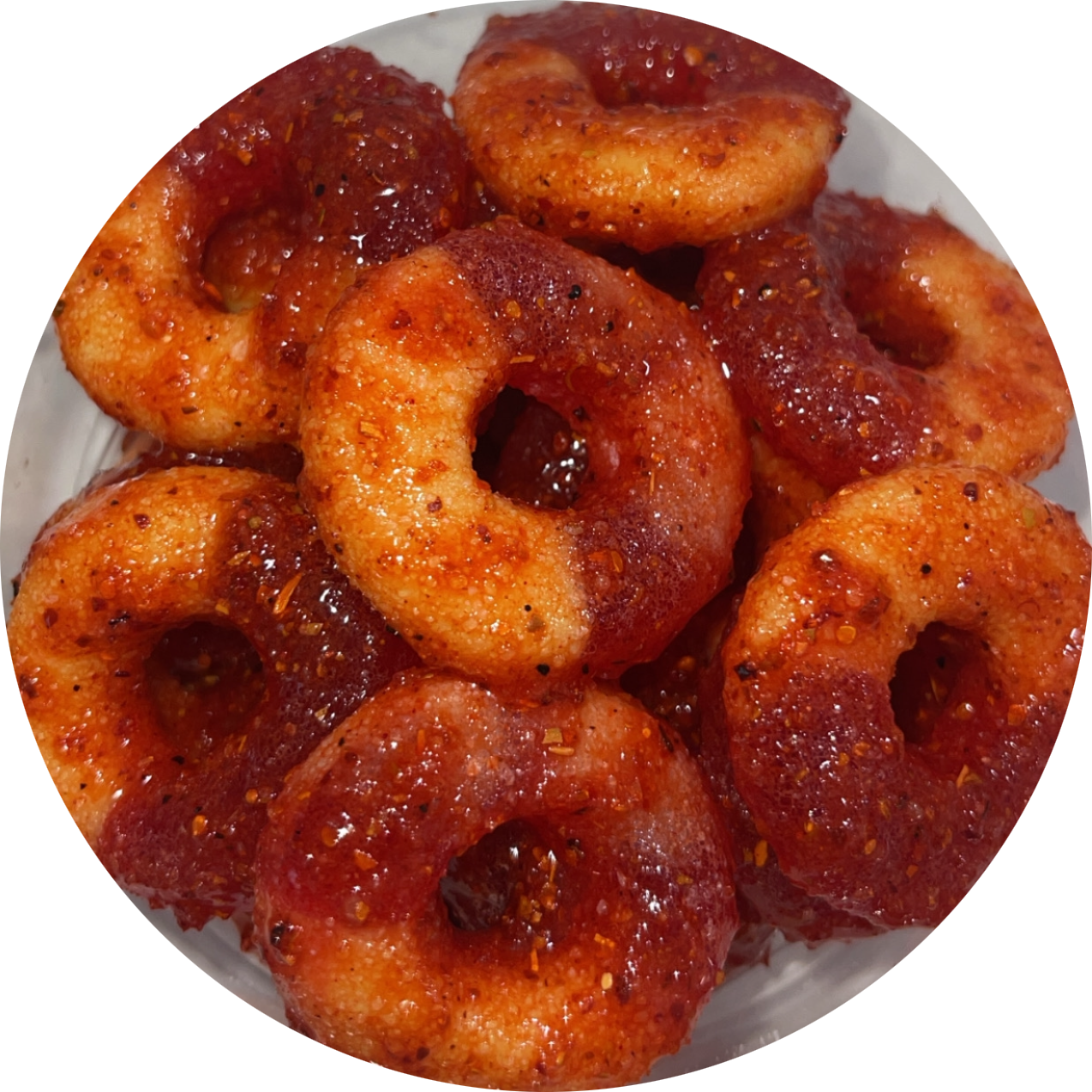 Chamoy Peach Rings